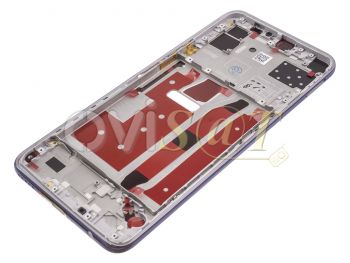 Carcasa frontal plateada (Space Silver) para Huawei P40 Lite 5G (CDY-NX9A)